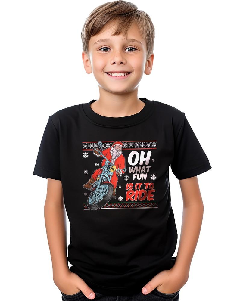 

Oh What Fun It Is to Ride Santa t-shirt - Funny and Adventurous! Unisex, Funny t XL