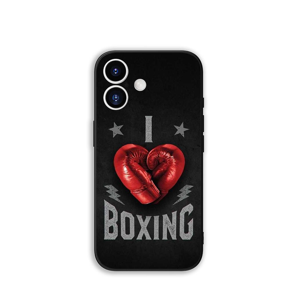 Coque Cover for Apple iPhone 16 11 13 14 15 Pro Max 7 6 8 Plus SE2 SE3 + 16E SE 2022 Case Strong Kick Boxing Gloves Kickboxing