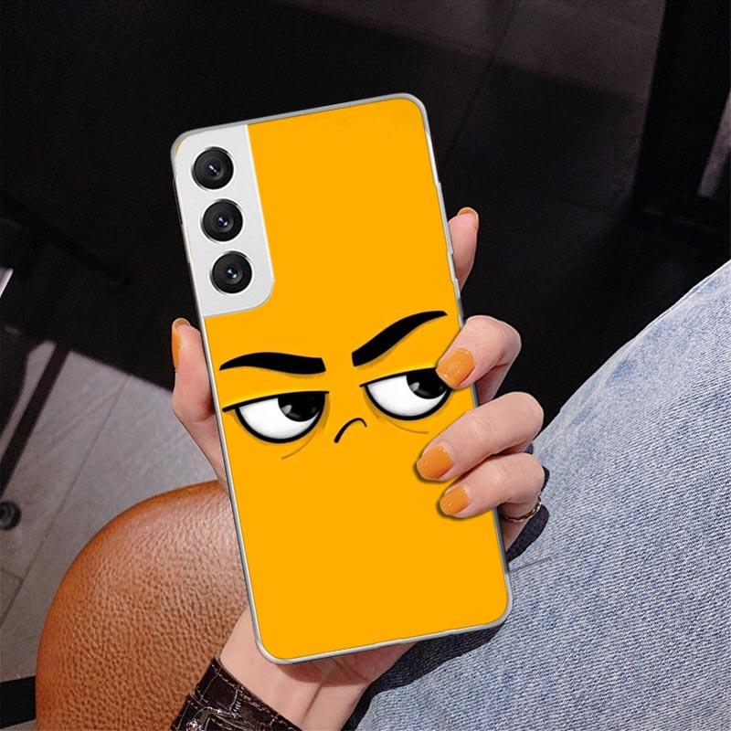 Funny Face Phone Case For Samsung Galaxy S24 S25 Edge S26 Ultra S23 S22 S21 Plus S20 FE + Personalized Print Cover Galaxy S24 S2