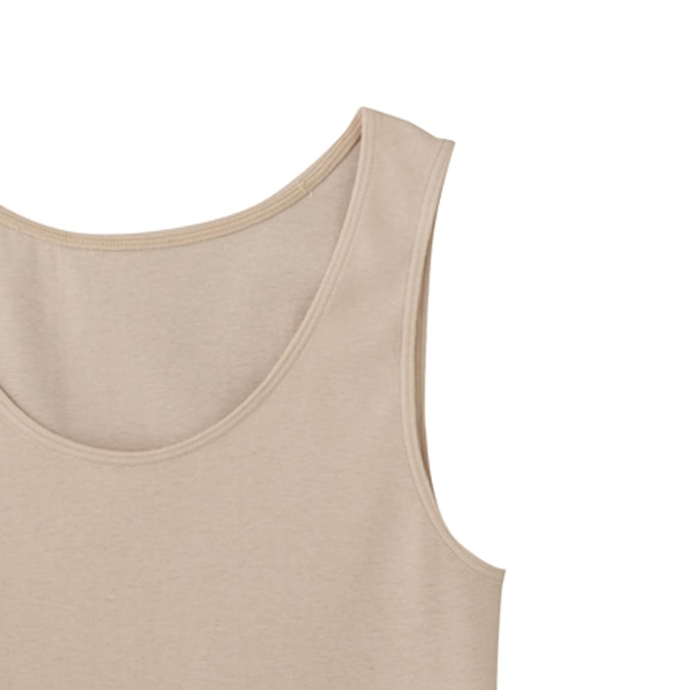 Gunze Tank Top CFA Refreshing Cotton Made in Japan CB3254 New Smoke Pink M 100% Women's