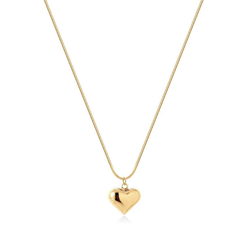Love Heart Necklace Simple and Versatile Niche Design Light Luxury Necklace