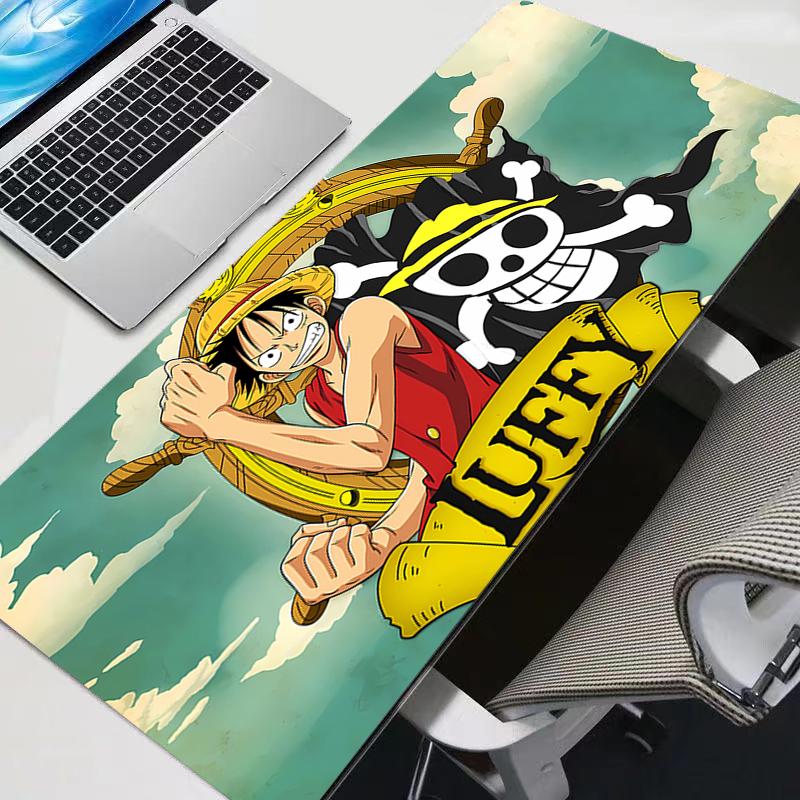 Mouse Pad Computer One Piece Luffy Laptop Anime Keyboard Mouse Mat Large Mousepad Keyboards Gamers Decoracion Desk Mat