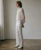 UNTAGE Wool Flare Trousers[White(Unisex)]_Uth-Fp03