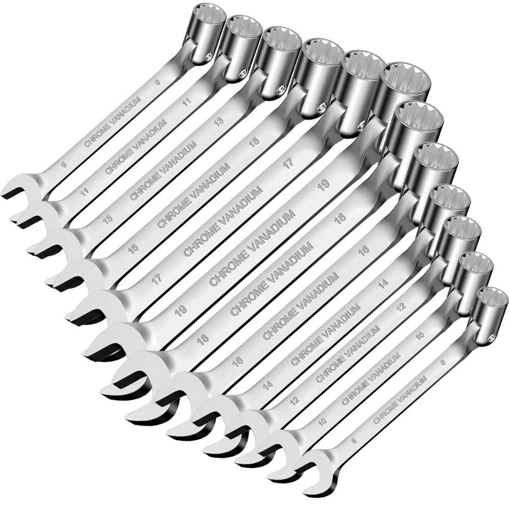 Torx Dual-Purpose Wrench Rotatable Torx Wrench Tool Open-End Wrench