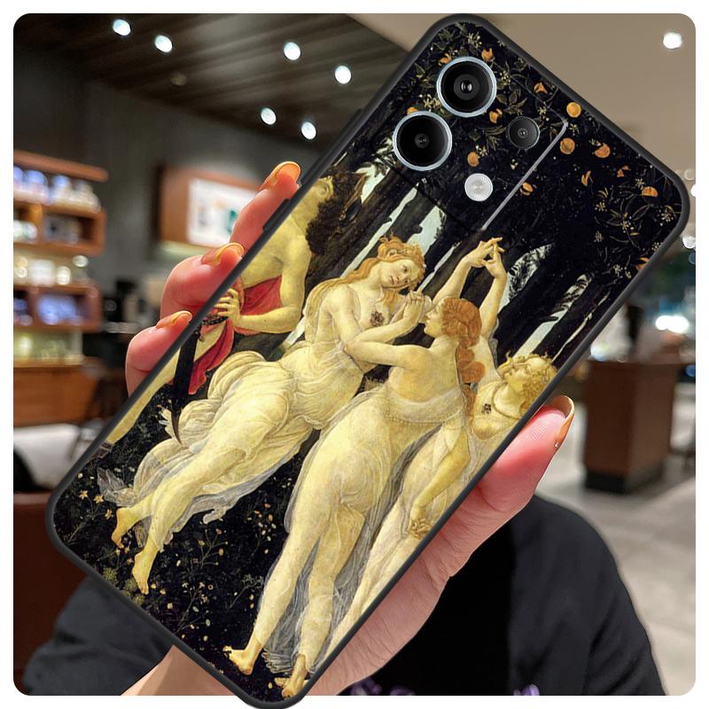 Art Paintings The Birth Of Venus Case For Xiaomi Redmi Note 11 10 12 13 14 15 Pro Plus Cover For Redmi 15 15C 10C 12C 13C 14C