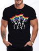 Men Women TShirt Skeleton LGBT Rainbow Pride Month T Shirts Fashion Tee Shirt Streetwear Casual Summer Unisex Tee Clothing Tops
