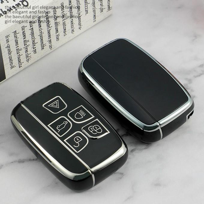Soft TPU Car Remote Key Case Cover Holder Shell Fob for Land Rover Range Rover Sport Evoque Freelander Jaguar XF XJ XE XJL XF