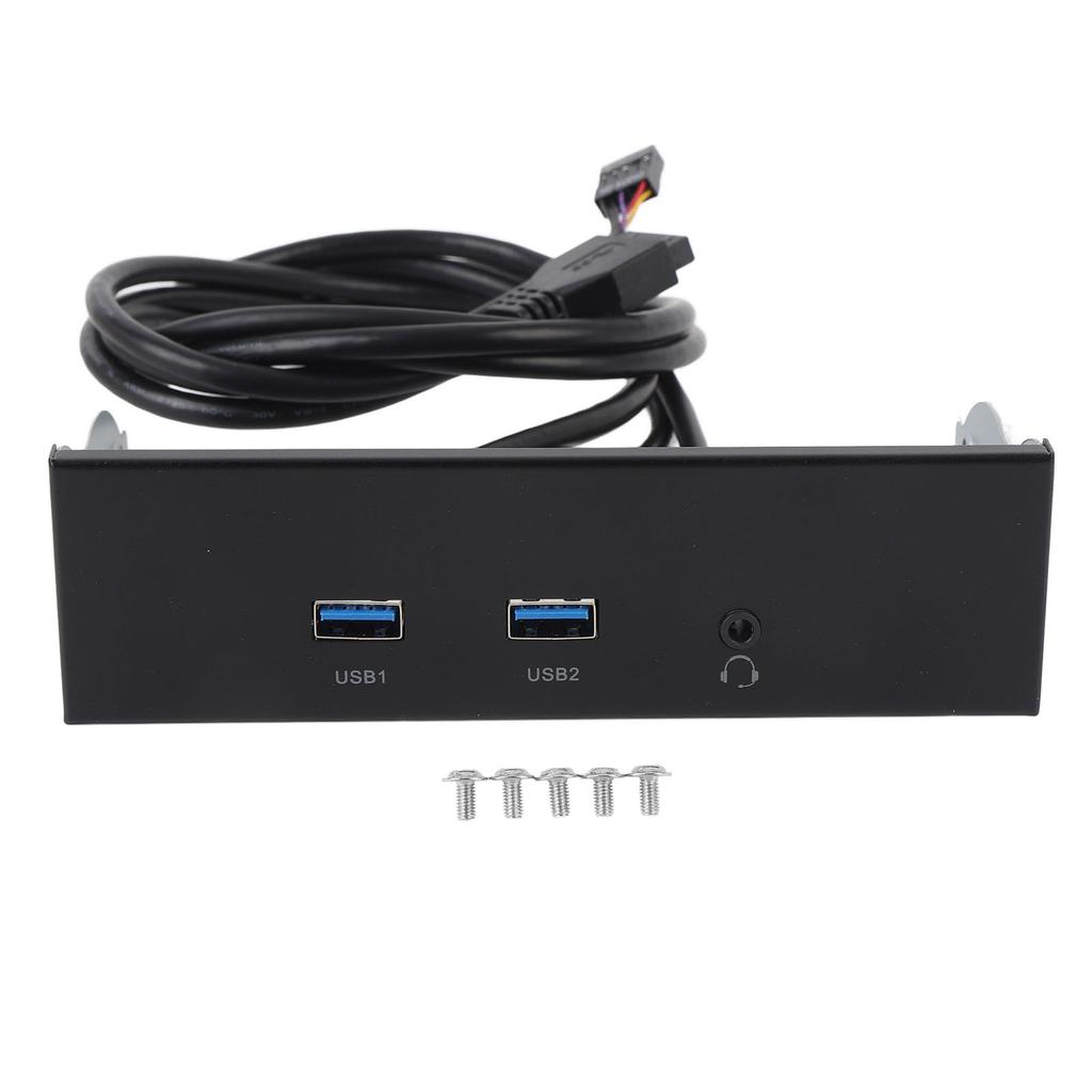 USB3.2 GEN1 Front Panel 5.25 Inch 3 Port 19 Pin Optical Drive Front Panel Hub Adapter for Win 7 8