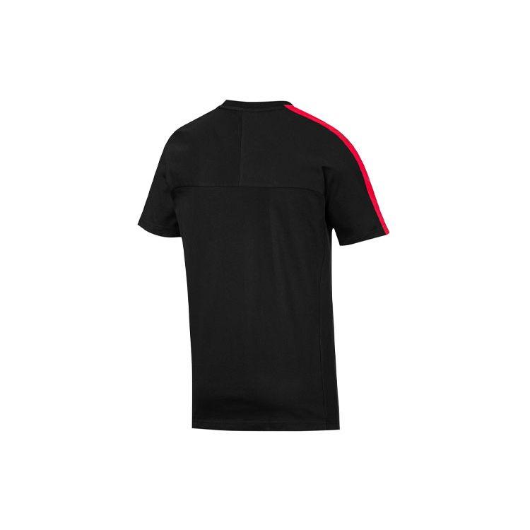 Puma Ferrari Racing Series Sport Casual Patchwork Crew Neck Short Sleeve T-Shirt Men Tops Black 595427-02