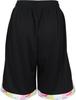 Pantaloni scurți de antrenament de baschet CONVERSE Mărimea L Fete (cu buzunare) CB351853, Elimină transpirația, Uscare rapidă, Negru/Galben,