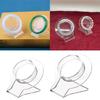 Simple Circular Stable Transparent Acrylic Bracelet Display Rack Jewelry Stand