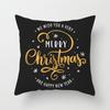 Merry Christmas Printed Pillowcase Christmas Style Cushion Cover Home Sofa Decor Throw Pillowcase