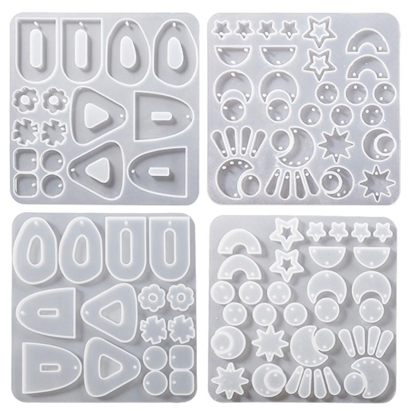 Mehrzweck-Ohrringe, Harzformen, Anhänger, Ohrtropfen, Silikonformen für selbstgemachte Epoxidharz-Ornamente, Freunde, Liebhaber, Geschenke
