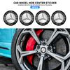 4pcs Car Badge Wheel Center Cover Stickers Hub Caps Decal For Mercedes Benz B/C/E/S Class A Class C200L GLC GLK CLA Accesorios