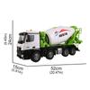 HUINA 1:14 Large RC Cement Mixer Truck 12CH Remote Control Mixer Trucks Simulation Engineering Vehicle Toy Concrete Mixing Cars