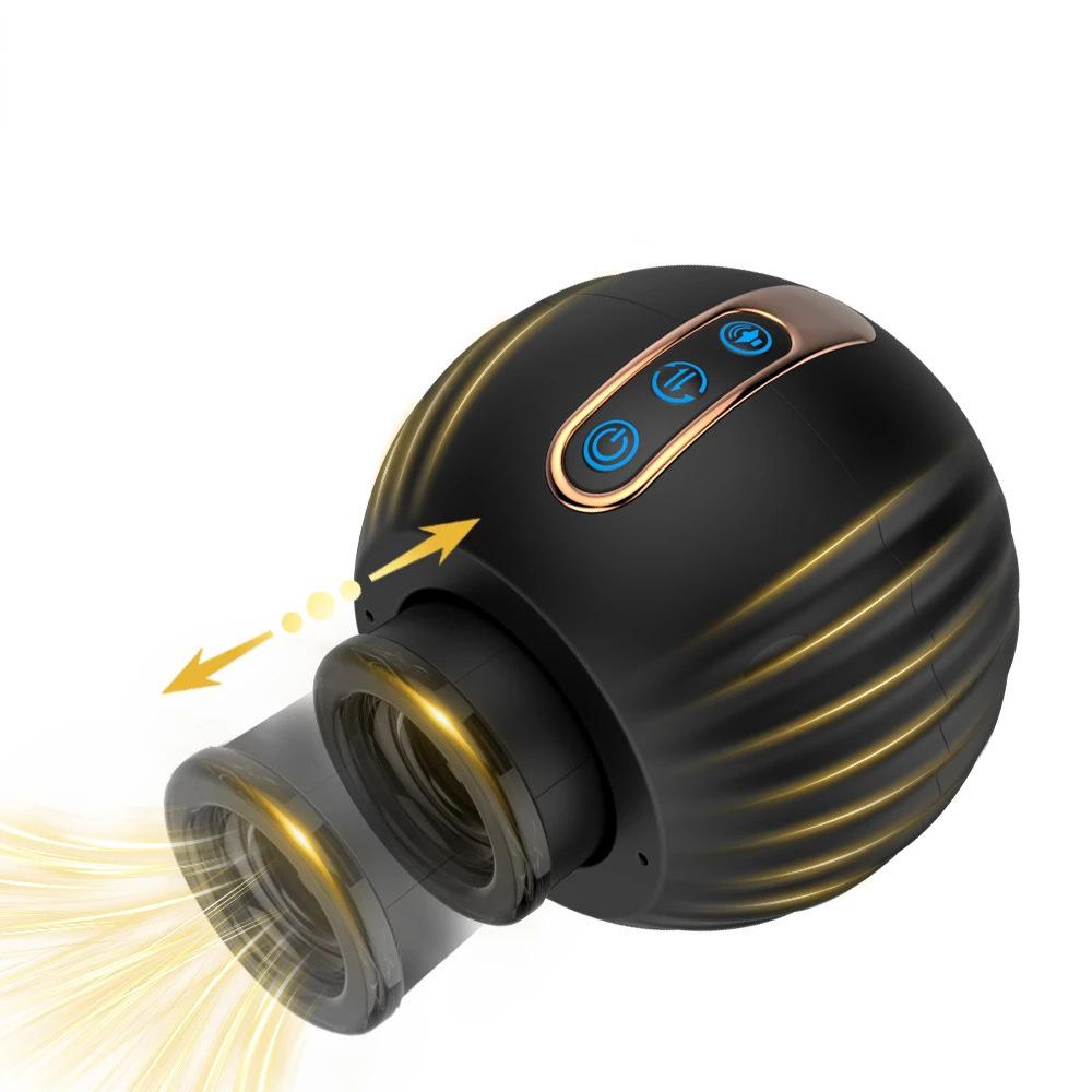 Automatic Male Masturbator Men Sex Toys Adult Toys for Men Electric Blowjob Sex Toy for Men Dual Open Ended Masturbation Cup Stroker