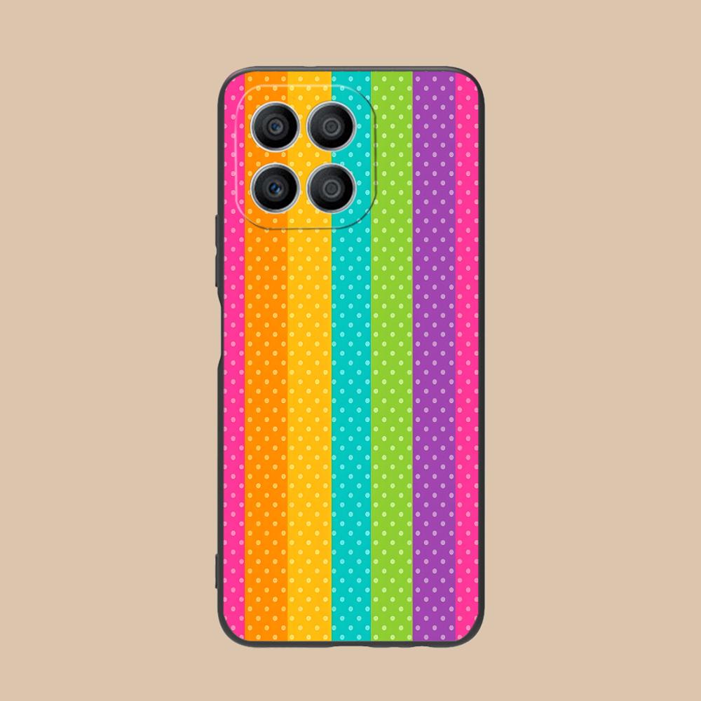 Pink Point Heart Mobile Phone Case for Honor 90 80 70 60 50 30 20 10 9 8 7 Pro S SE Lite 5G Colorful Printing Cover Pretty Cover