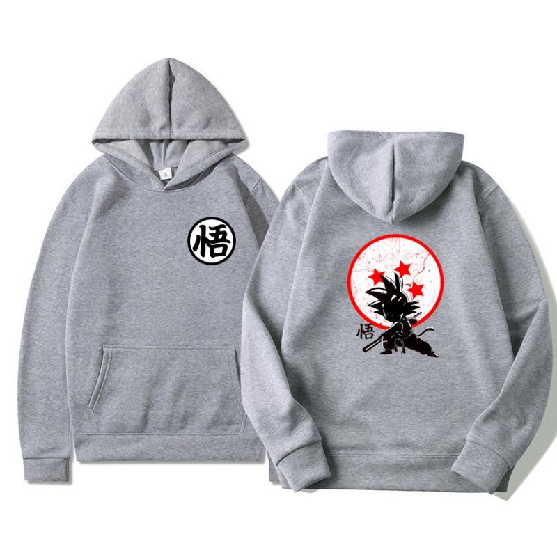 Dragon Ball Anime Goku Cartoon Autumn Winter Print Hoodie Sweatshirts Men Women Hoodies Round Neck Pullover Kids Christmas Gifts