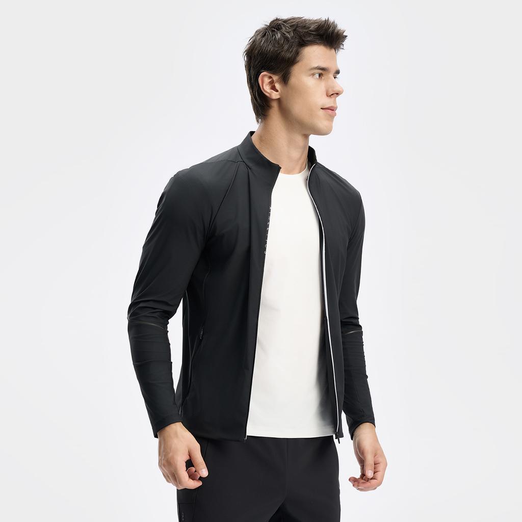 New FILA Athletics Jacket Men's Pitch Black A11M431506FBK