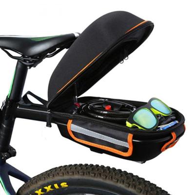 Fahrrad-Hardcover, abnehmbares Schalenpaket, Heckbox mit Mountainbike-Gepäckträgertasche