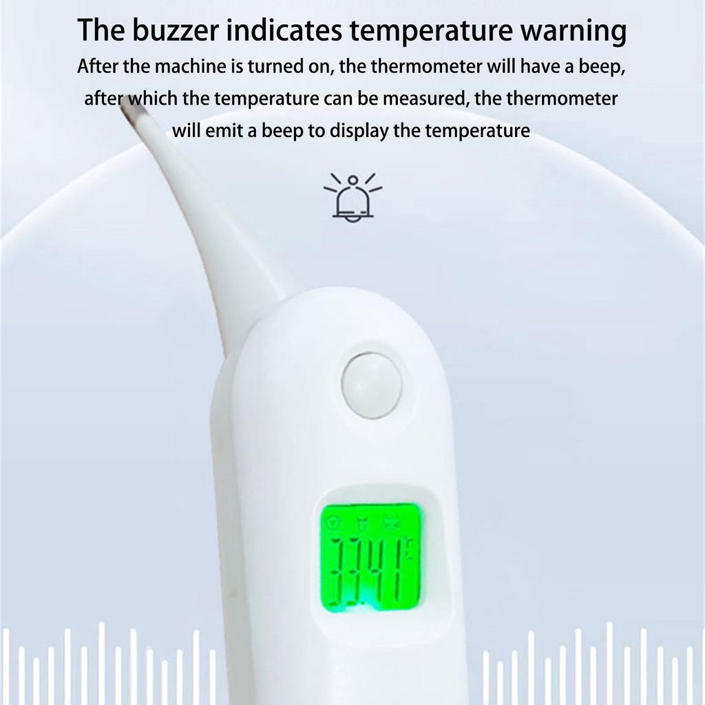 Digitales Haustierthermometer Wasserdichtes LCD-Display für Genaue Temperaturmessung bei Hunden Katzen Pferden