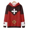 Sweat à capuche imprimé 3D Cosplay Klee Jeu Genshin Impact Sweat à capuche graphique Manches longues d'hiver Sweats à capuche Pullovers Vêtements unisexes