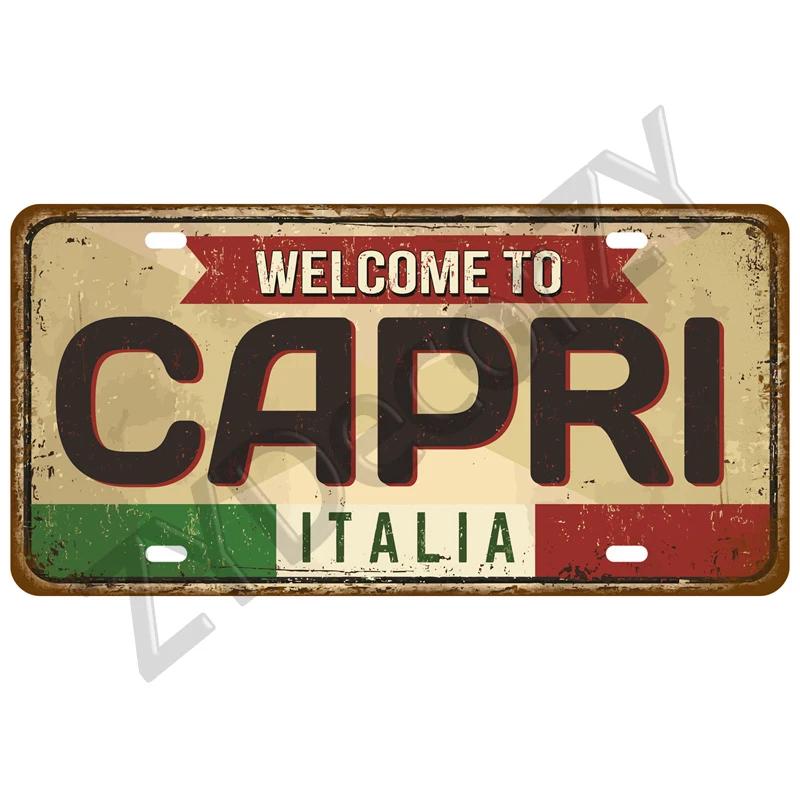 Weißblechschild, Stadt-/Staatsschild, berühmte Stadttafel, Wahrzeichen, Metallschild, Wanddekoration für Garage, Bar, Pub, Club, Hotel, Café, Küche, Zuhause