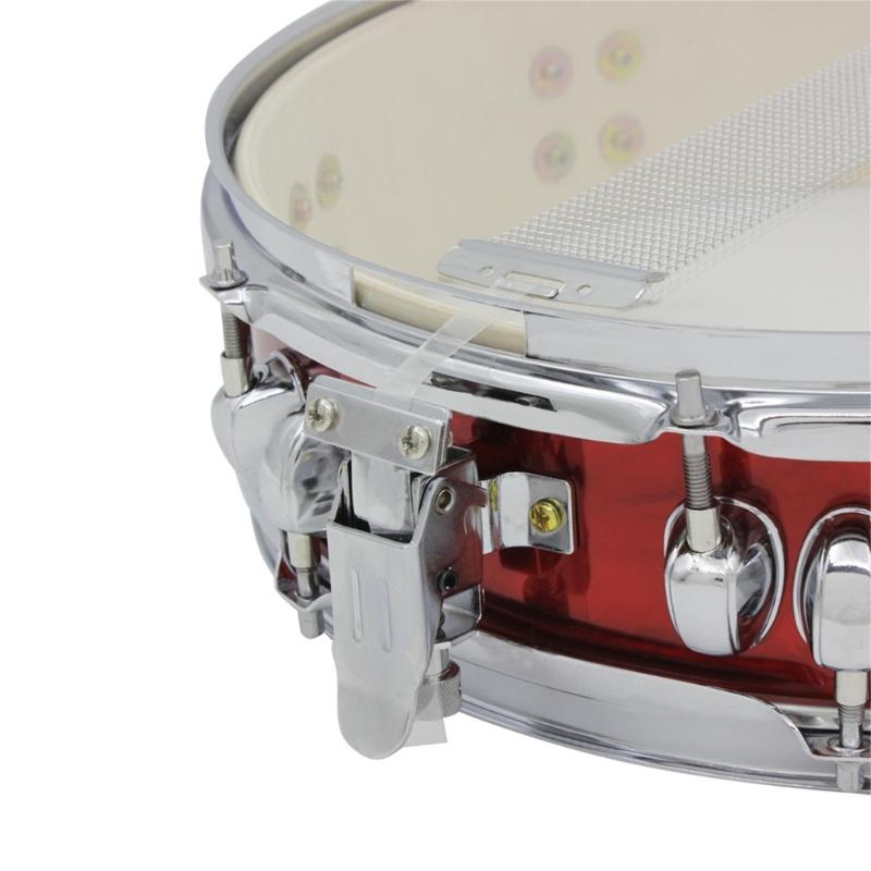 14inch Snares Drum Percussions Instrument with Drum Key, Drumsticks and Strap Student March Snares Drum Musical Toy