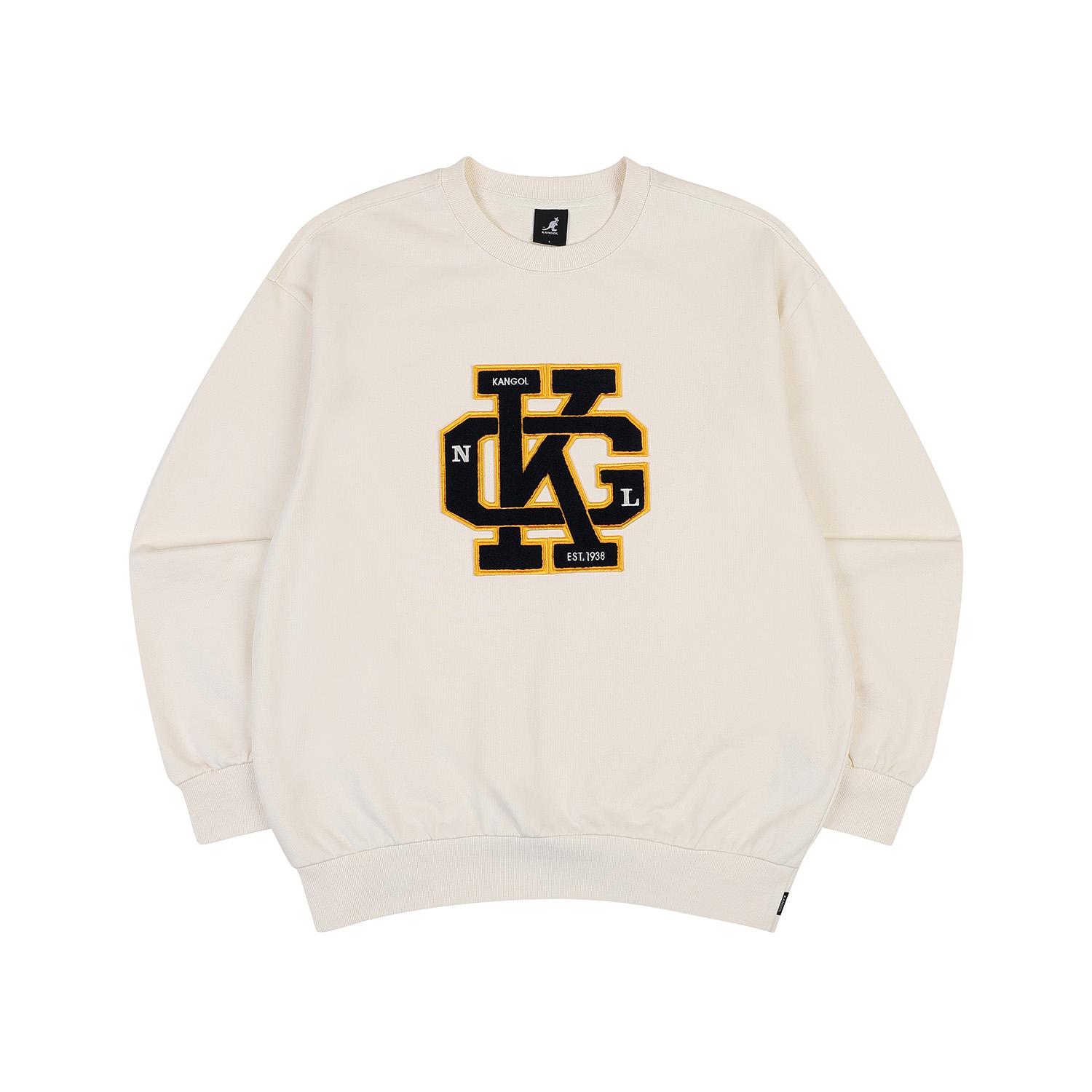 Свитшот Kangol Kngl College 1761 Цвет: Слоновая кость Ivory/Xl