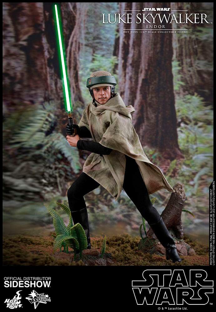 Guerras Episódio Retorno da Figura de Escala Luke Skywalker [Obra-prima de Filme] "Star VI Jedi" 1/6 (Versão Endor)
