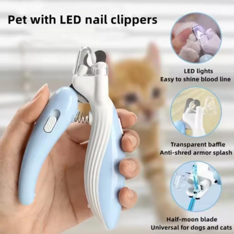 Professional Pet Nail Clippers Cat Nail Trimmer Labor-Saving Pet Claw Grooming Scissors for Dogs Small Animals Paw Nail Trimmer