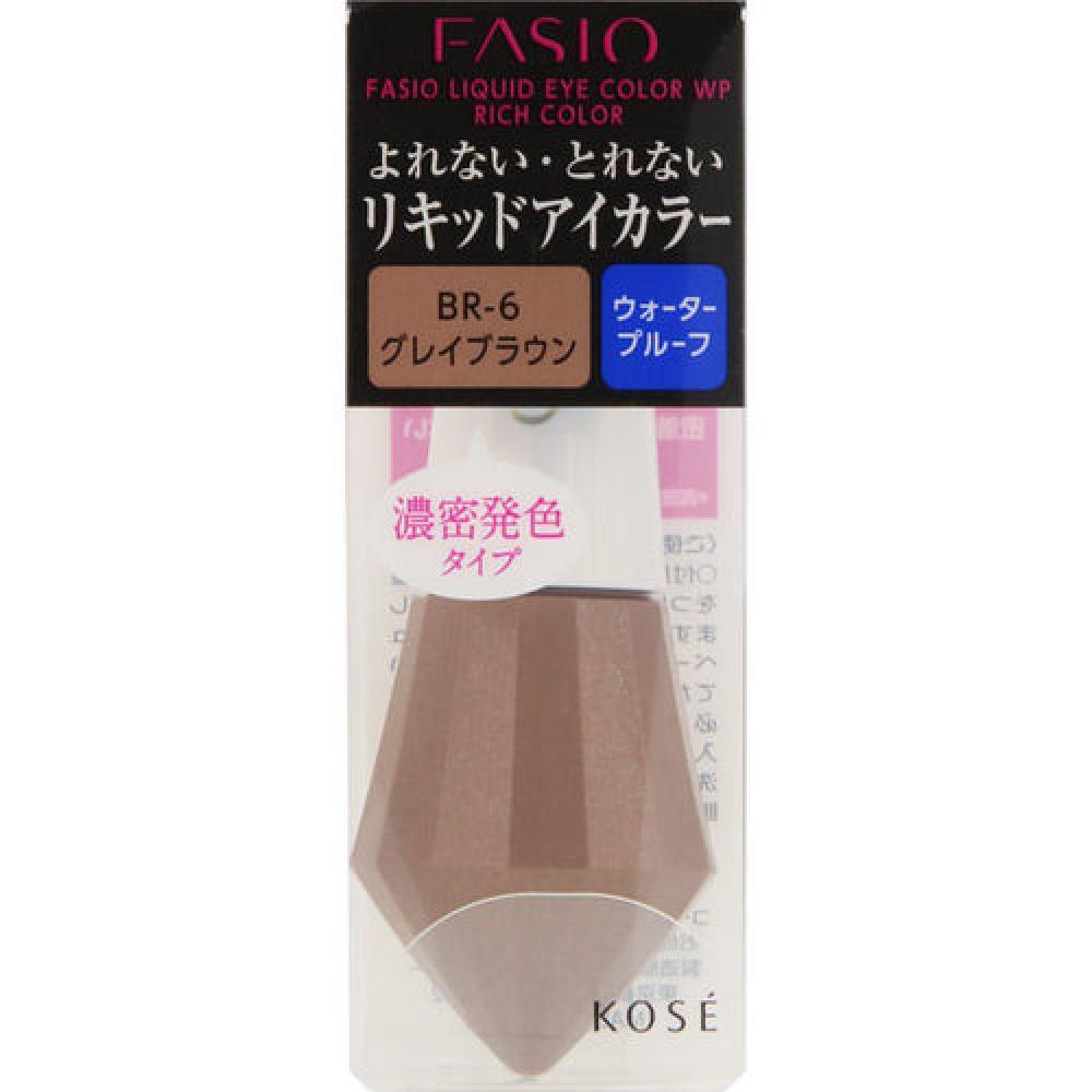 

Жидкая краска для глаз Facio WP Intense Color Type BR-6 Серо-коричневый 5 г