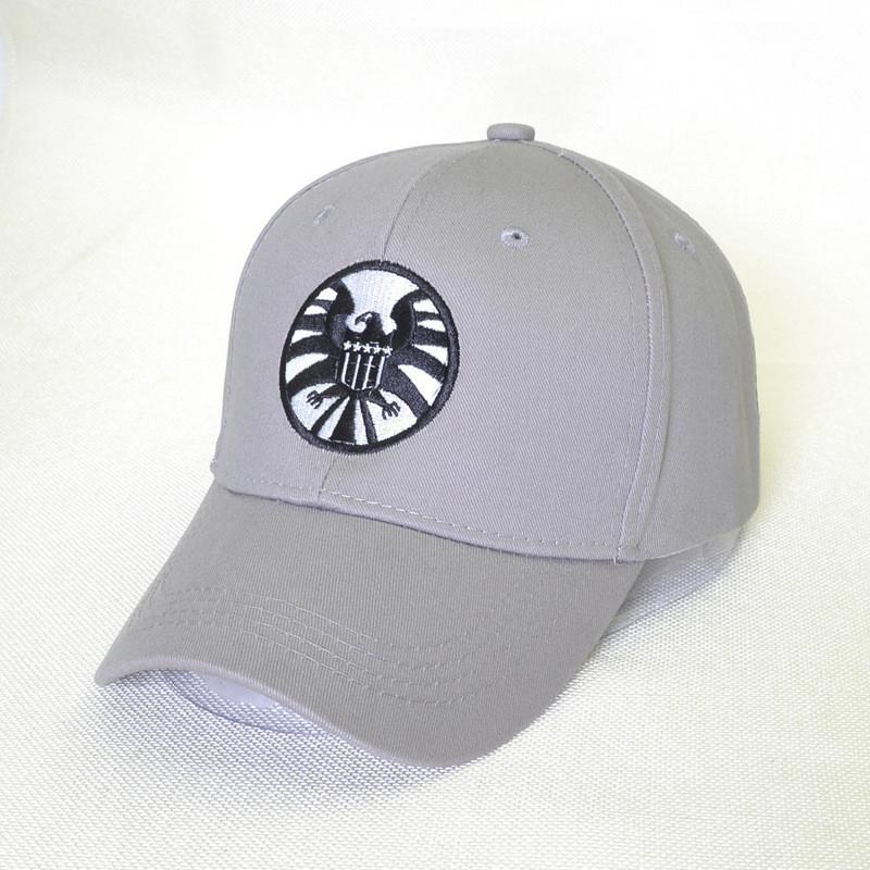 Agents Of Shield Cartoon Grey Baseball Caps Outdoor Casual Hats Women Men