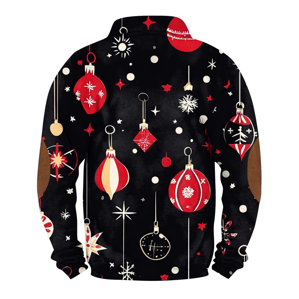 Spring And  Men's Standing Collar Sweatshirt Is Outdoor Casual Sweaters Tops