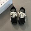 Fashion versatile mesh splicing retro thick-soled heightening dad shoes women's summer retro casual sports shoes Forrest Gump shoes