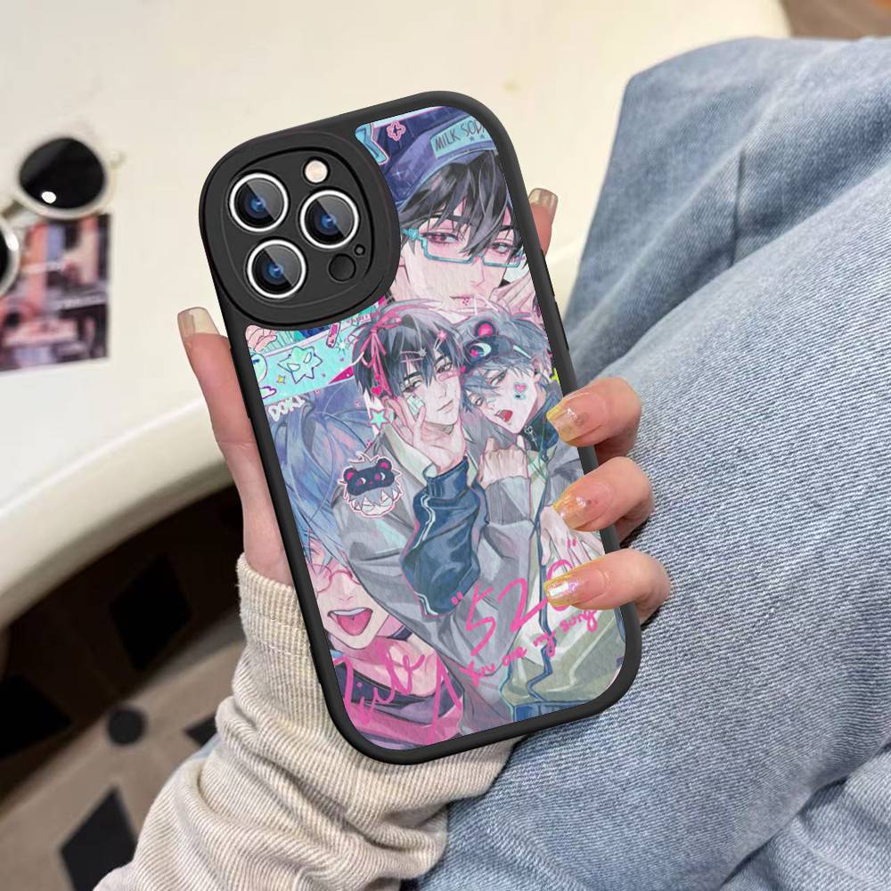 Cartoon Alien Stage Ivan Till Leather Phone Case For IPhone 16 15 14 17 Pro Max 11 12 Mini Plus Soft Shell