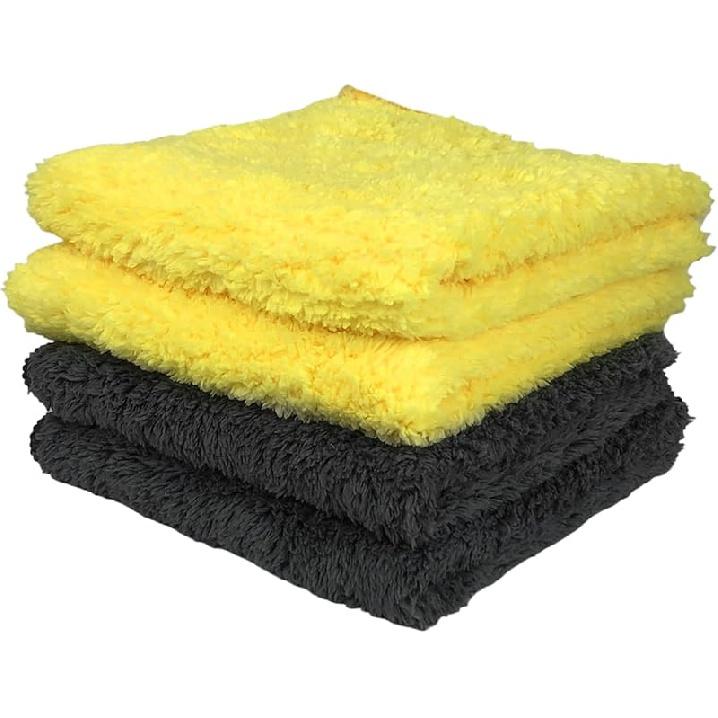 Microfiber Cleaning Cloths (12-Pack), 14" X 14", Ultra Absorbent, Lint-Free, Streak-Free, Reusable, Ideal For Car, Kitchen, Window, And Household