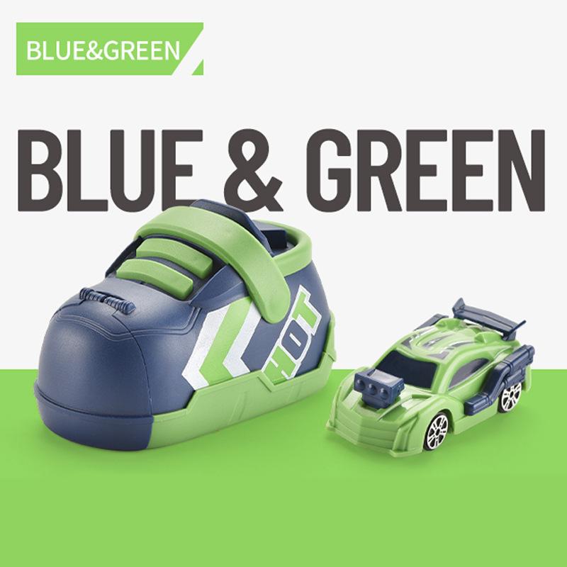 

Devouring Ejection Running Shoes Children S Small Toy Car Set, One-Click Press To Launch Inertia Car Toy