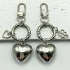 Unique Heart Shaped Keychain Mobile Phone Charm Elegant Jewelry Decoration Fashionable Accessory Portable Keychain
