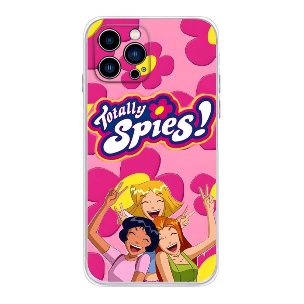 

Чехол для телефона Totally Spies для iPhone 17 16,15,14,13,12,11 Plus,Pro,Max,XR,Plus,E,Mini Прозрачный Мягкий Чехол iPhone13
