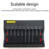 14500 16340 18650 Li-ion Battery Charger 10 Slots 3.7/4.2V Battery Charger EU US