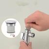 Space Saving Two Way Angle Valve Water Saving Washing Machine Faucet  Kitchen Bathroom Tools