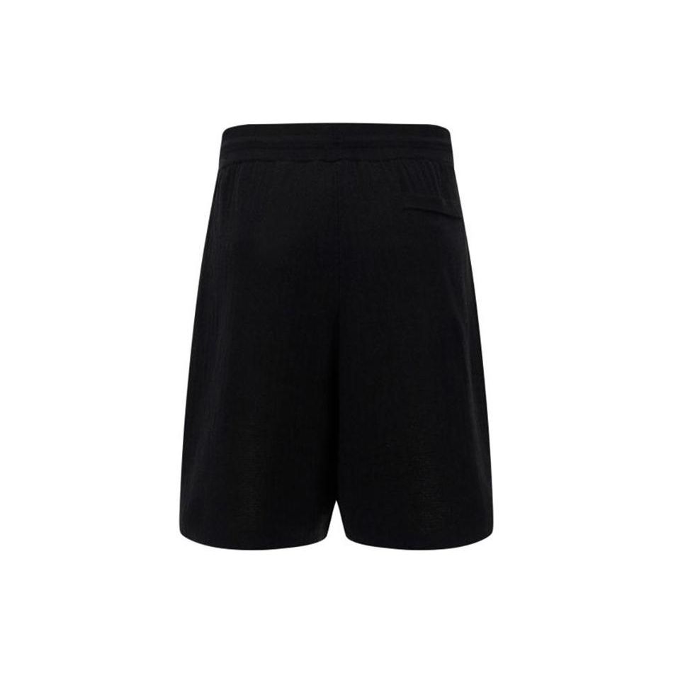 Y-3 Pattern Printed Elastic Waist Straight Leg Shorts Men Shorts Black H44808