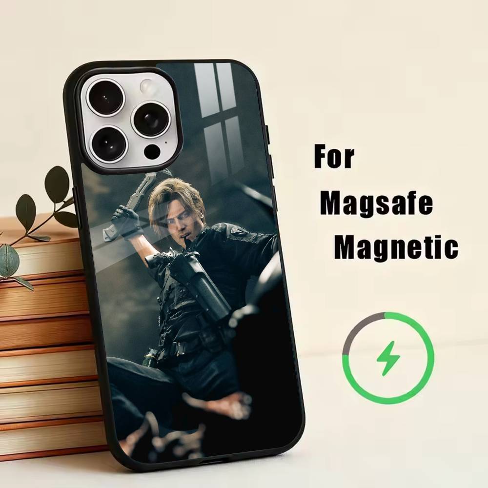 R-Resident Evil Phone Case For iPhone17,16,15,14,13,12,11 Plus,Pro Magnetic For Magsafe Wireless Charging
