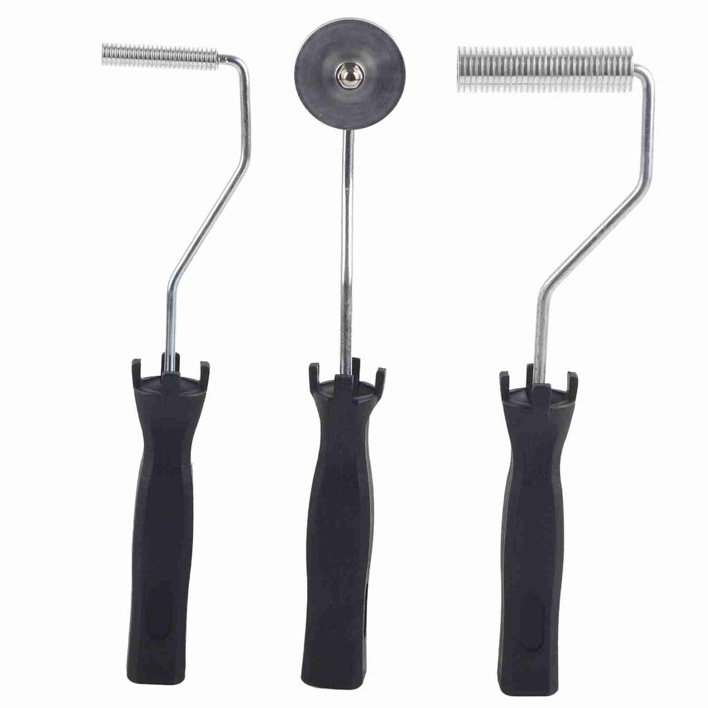 Roller Bubble Handle Brushes Tool Set Tub Shower Bathtub Fiberglass Resin For GRP Bubble Roller for Projects