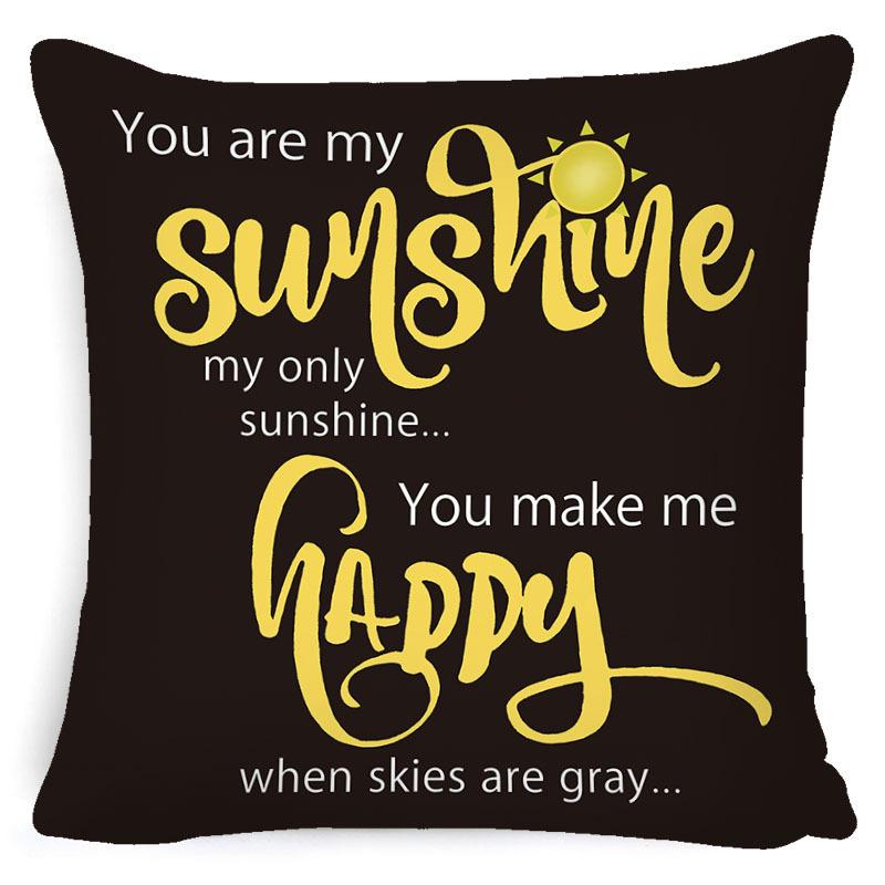 Pillow Cover Ins Style Daisy Summer Nordic Home Decoration Bedside Cushion Core Cover Linen