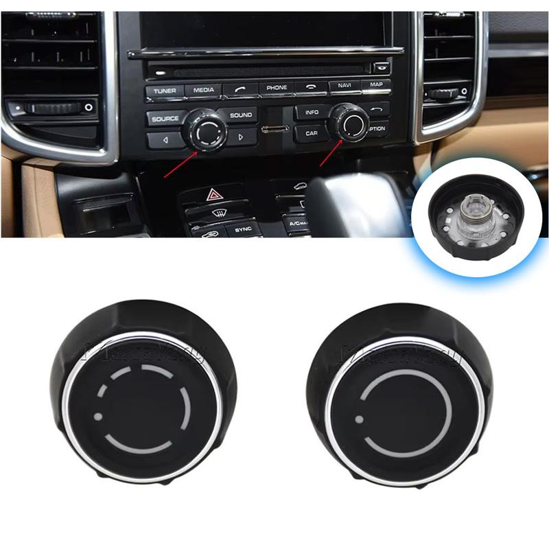 97064292901 For Porsche Cayenne Panamera Cayman Boxster 991 981 970 Audio Volume Knob CD Control Switch Cover 97064293001