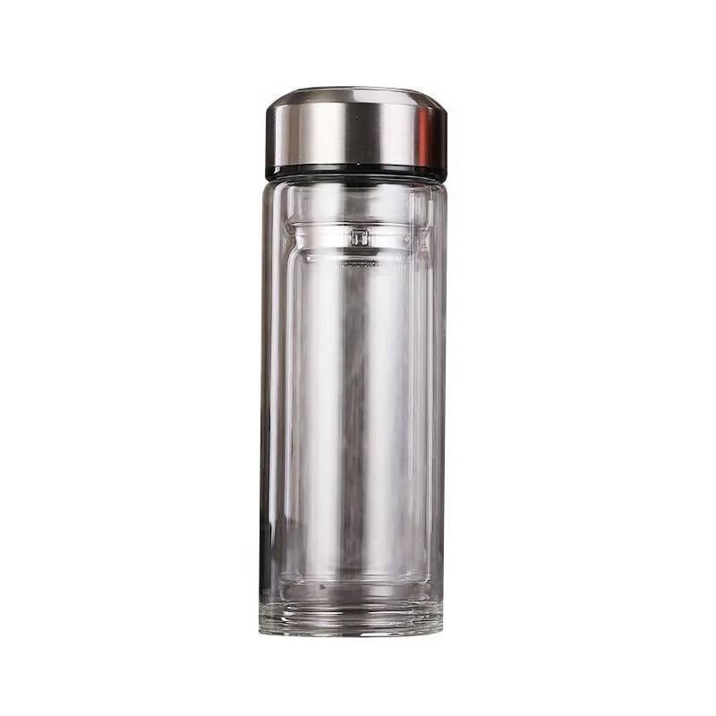 Miss Chef Double Wall Glass Mug
