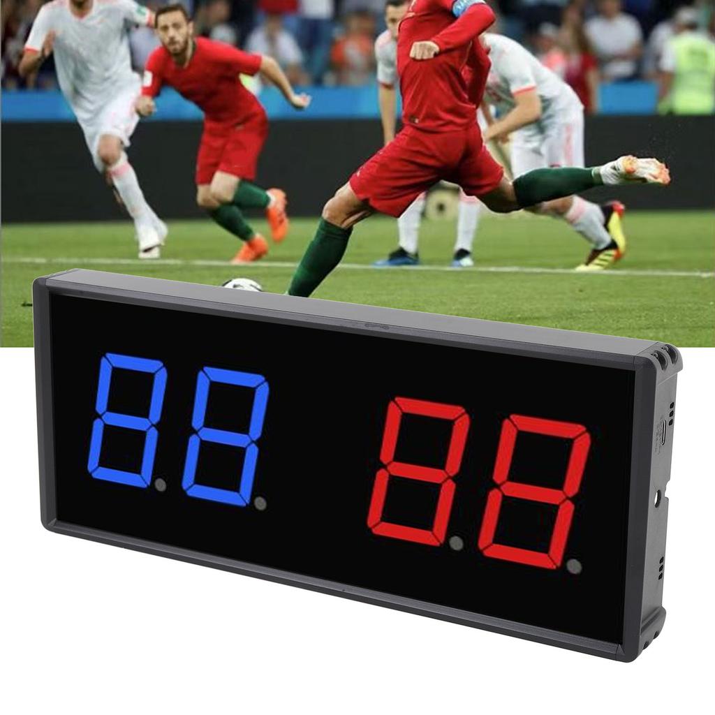 LED Electronic Scoreboard 30ft Remote Control 5 Levels Brightness USB Digital Score   for Basketball Volleyball