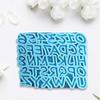 DIY Basteln Polymer Clay UV Epoxidform Englische Buchstaben Alphabete Zahlen Anhänger Dekorationen Schlüsselanhänger Harzform Silikonform